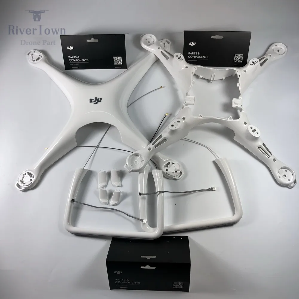 1 full set Замена для Dji Phantom 4 корпус/шасси ноги Верхняя Нижняя крышка для Phantom 4 запасные части - Цвет: 1 full set