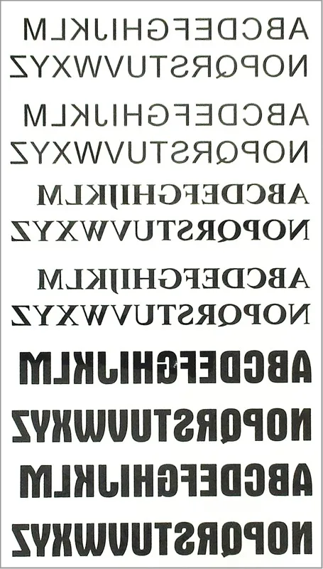 Nu-TATY Временная боди-арт орфография буквы флэш-тату стикер 10*17 см водостойкая Татуировка безболезненная хна селфи тату