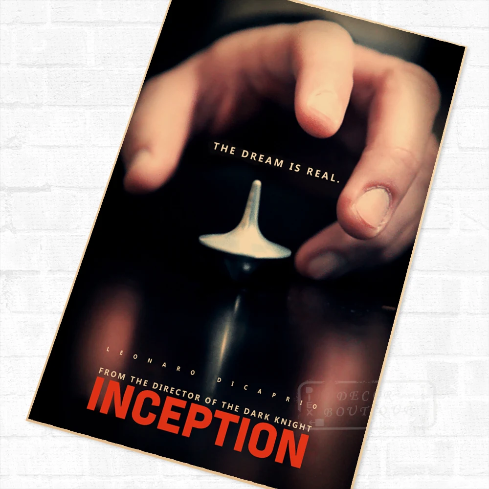 The Dream is Real Inception Sci-Fi Movie Film Vintage Retro Cool Poster Canvas Painting DIY Wall Stickers Home Posters Art Decor | Дом и сад