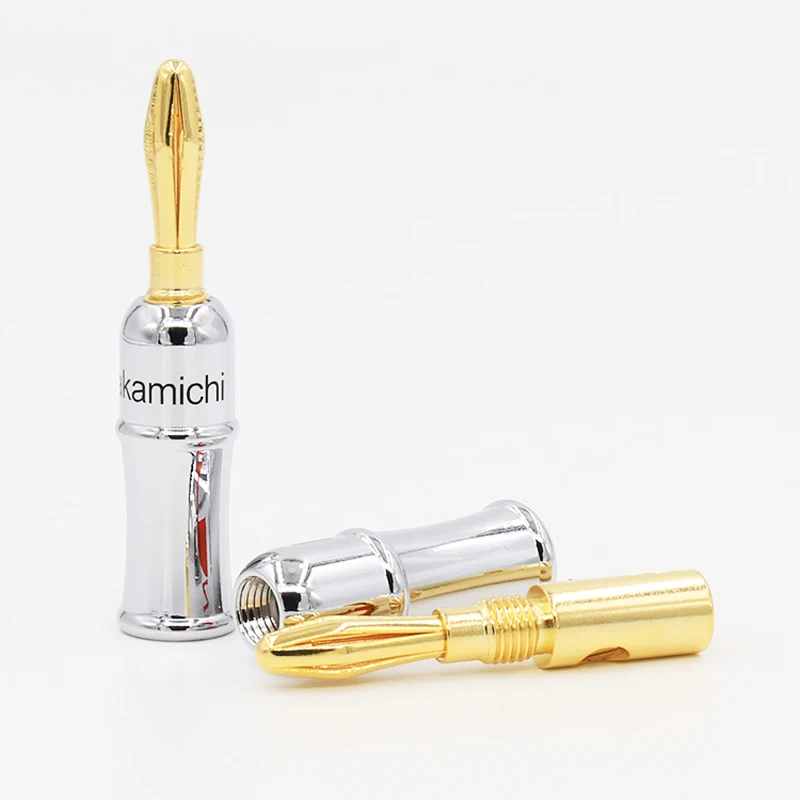 12 штук 24 K позолоченный Nakamichi разъем банана