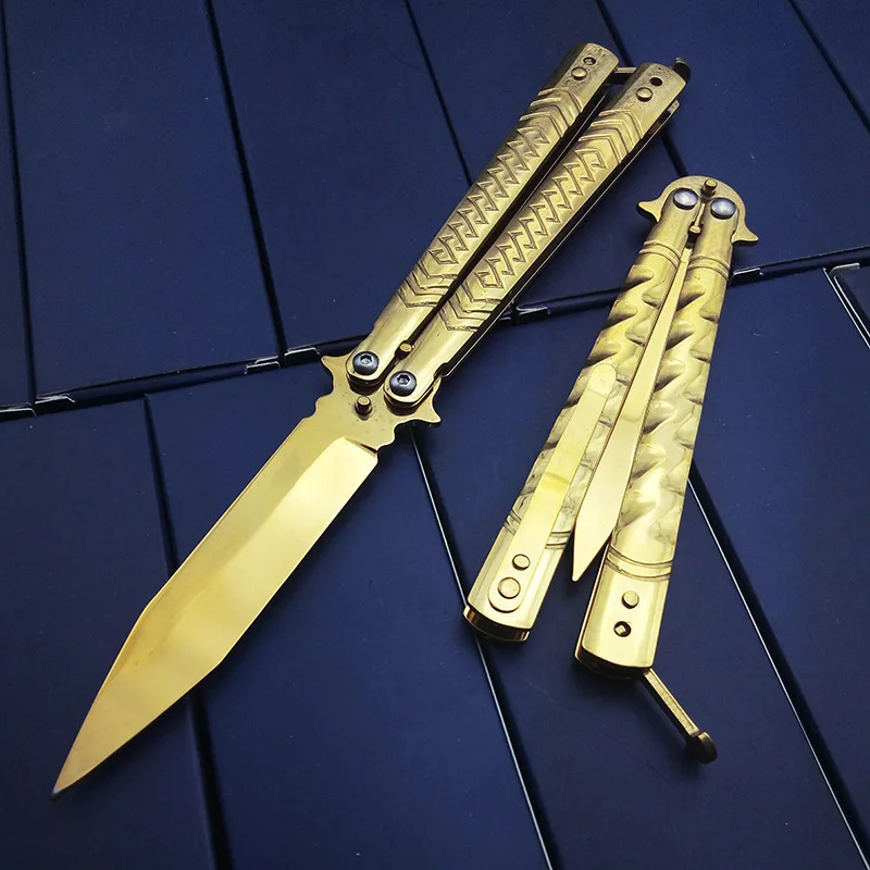 Нож с бабочкой, тактический нож, складной карманный нож, тренировочный нож с балийской песней, подарок, разные стили, для шоппинга
