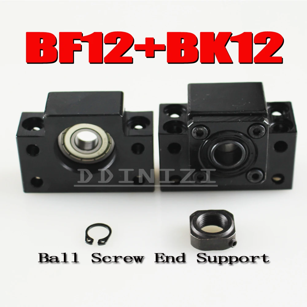 L650mm-C7+BK//BF12 2pcs 6.35*10mm couplers 1set antibacklash ball screw 1605