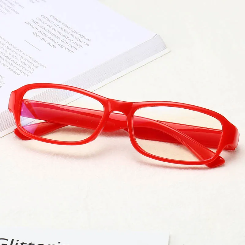 Новые популярные оправа для компьютерных очков для женщин анти-синяя радиационная защита плоское зеркало квадратная оправа очки мужские очки - Цвет оправы: C4