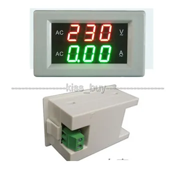 

AC 60-300V 0-50A LED voltmeter ammeter AC digital dual display Volt Amp tester Meter 110V 220V