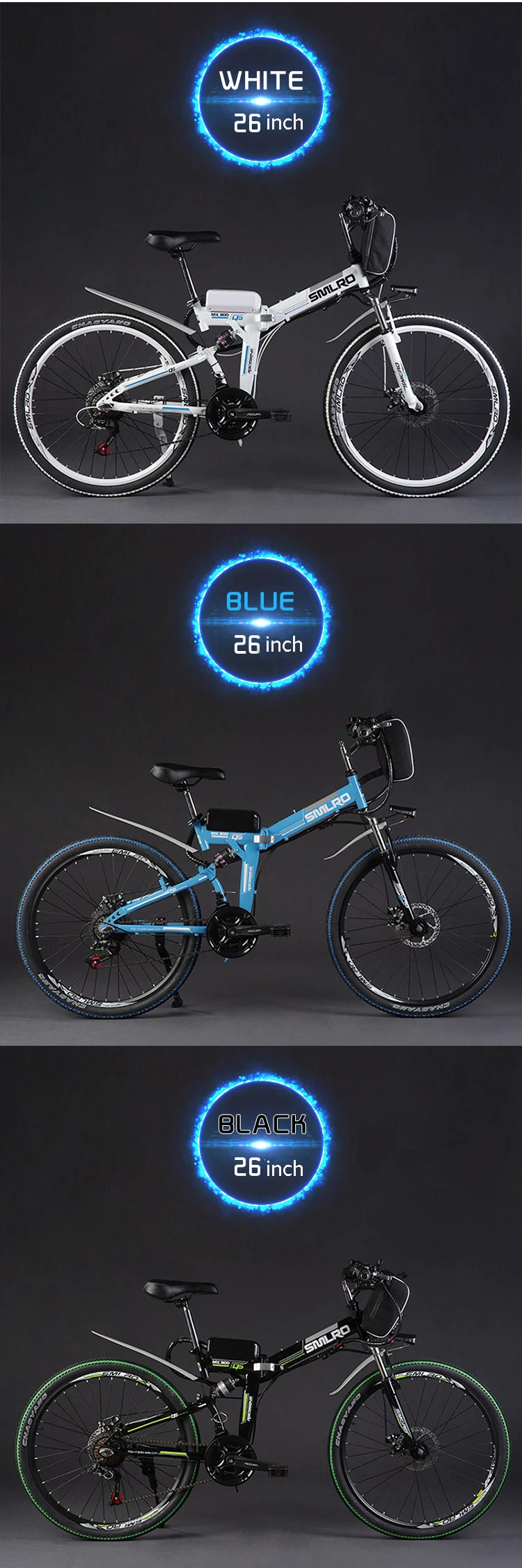 Best 24/26 inch electric mountain bike 48v lithium battery 500w high speed motor powerful folding frame Hybrid ebike Traveling 3 Best 24/26 inch electric mountain bike 48v lithium battery 500w high speed motor powerful folding frame Hybrid ebike Traveling 3