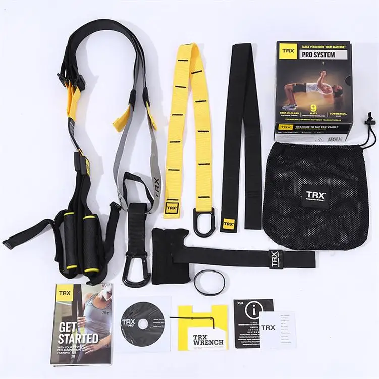 

2019 New Fitness With Logo And Box Home Trainer Bands Sport Belts Training Fitness Resistance Straps For Gym Workout Body