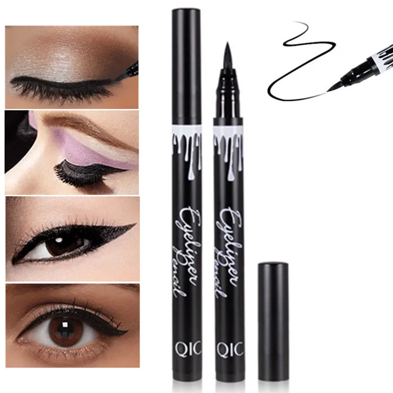 

Super Black Waterproof Liquid Eyeliner Pencil Eye Liner Pen Smudge-Proof Cosmetic Beauty Makeup Liquid Long-lasting Easywear