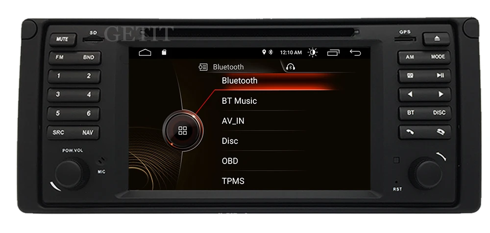 Top Original UI 1 din Android 9.0 Car DVD player for bmw E38 E39 With GPS Bluetooth Radio Steering wheel control Free Camera map 27