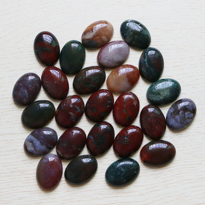 

Natural indian agat e stone Oval CAB CABOCHON teardrop beads for jewelry making friends gifts 18mm*25mm wholesale 10pcs/lot