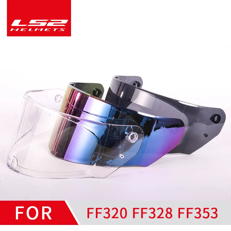 LS2 ff320 шлем козырек подходит для LS2 FF320 FF328 FF353 модель прозрачный дым красочные объектив шлем без отверстия