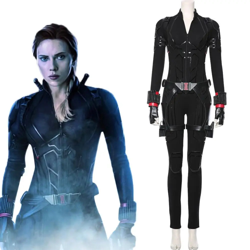 

Avengers 4 Black Widow Cosplay Costume Endgame Natasha Romanoff Costume Outfit Women Avengers Cosplay Full Set Costume