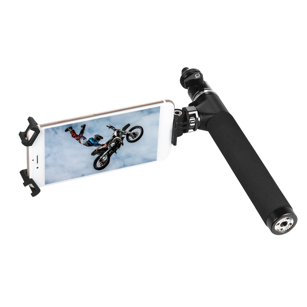 KINGJOY-H100D-63-Extendable-Selfie-Stick-Monopod-+-Phone-Clip-Holder-with-14-Screw-for-DJI-OSMO-Stabilizer-for-Gopro-Hero-Camera (5)