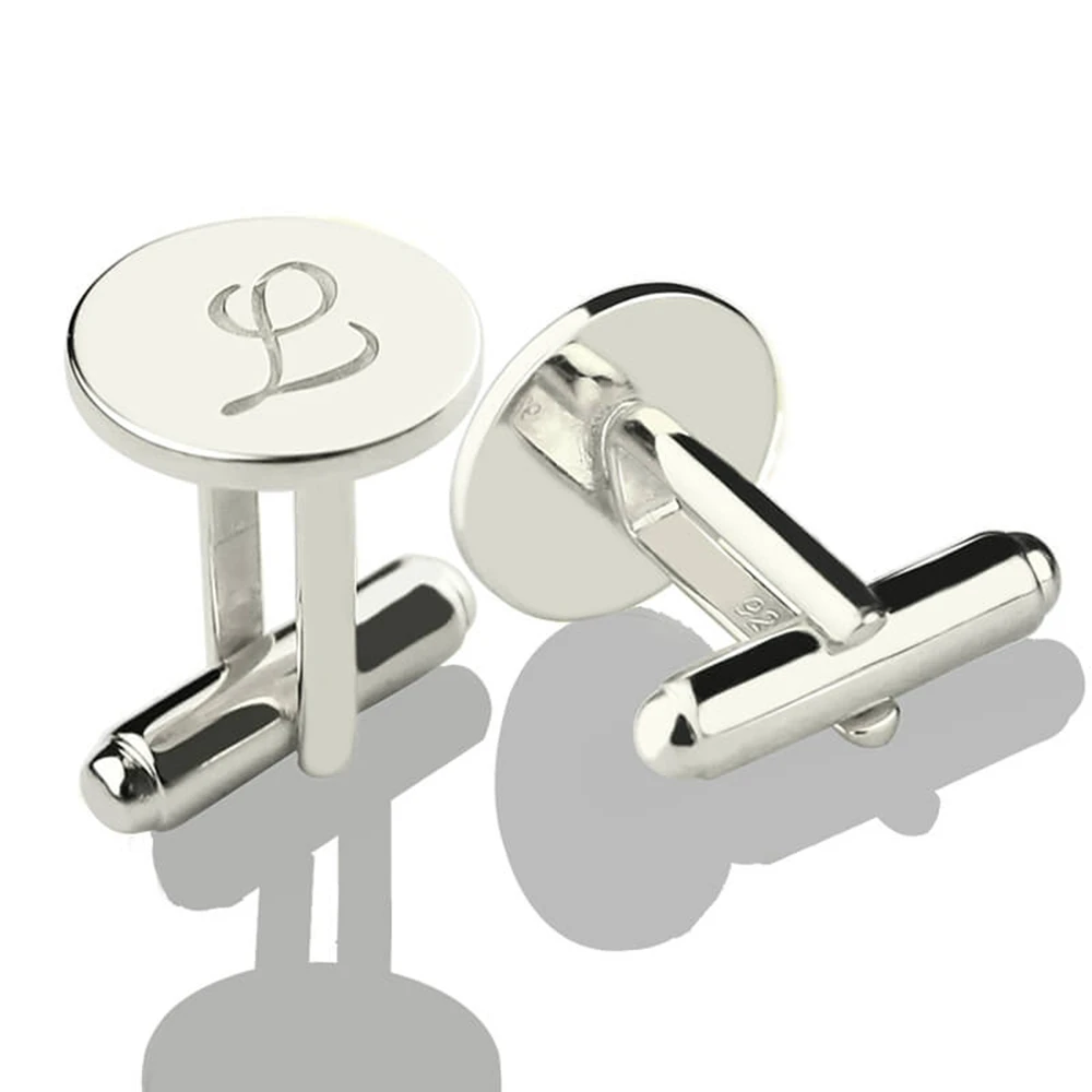 

Sweey Wholesale Cool Circle Initial Cufflinks Manufacturer Geometric Custom Jewelery New Simple Trendy for Ebay/Amazon/Etsy