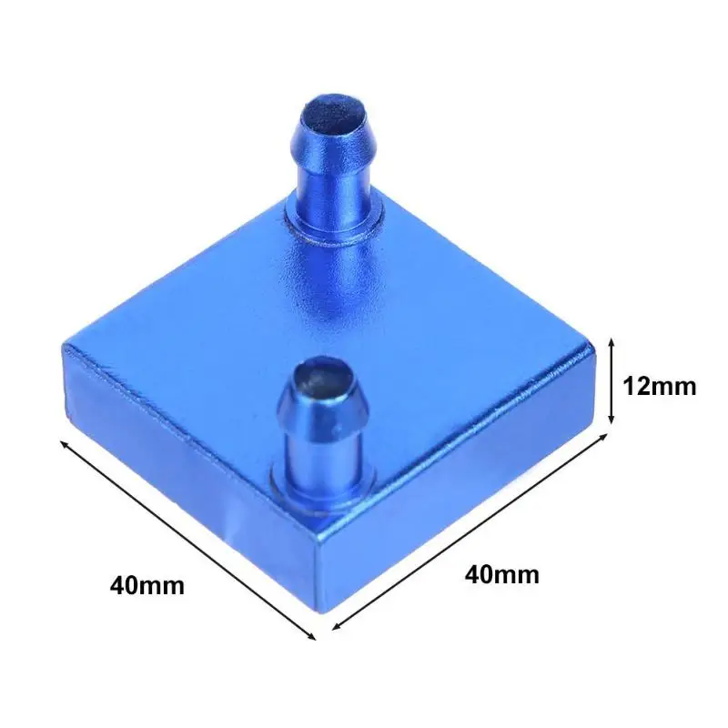 buy ALLOYSEED Positive/Side direction 40x40x12mm Aluminium CPU Graphics Card Water Cooling Waterblock Liquid Cooler Heatsink Block