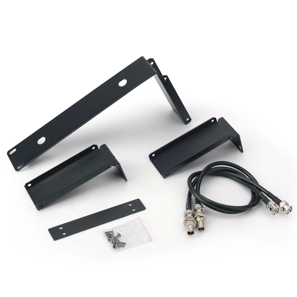 

Metal Rack Mounting Bracket Rack Kits 2 Antenna Extension Cable For SLX SLX14 Wireless Microphone System Diversity Receiver
