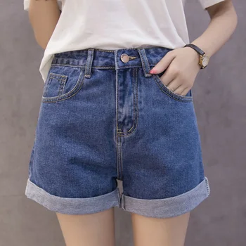 

Droppshiping 1 Pcs Women Lady Girl High Waist Denim Short Loose for Summer Party Beach dg88