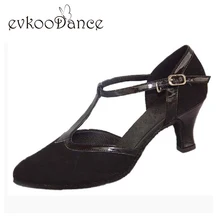 Удобная обувь для танцев на каблуке 6 см; цвет черный, золотой, Серебристый; Обувь для бальных танцев; женская обувь; размеры США 4-12; NB006