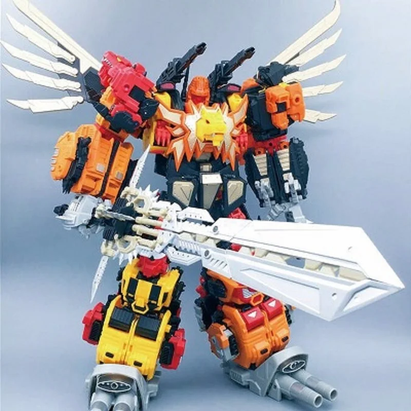 

6 In 1 JINBAO Transformation Upgrade Edition Jinbao MMC Predaking Feral Rex Figure Model Toys Gifts