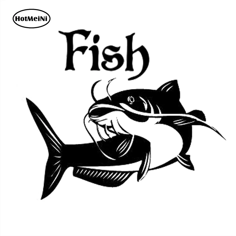 13*11cm Catfish Fish Animal Car Styling Motorcycle Stickers Decals Vinyl c1-05122 | Автомобили и мотоциклы