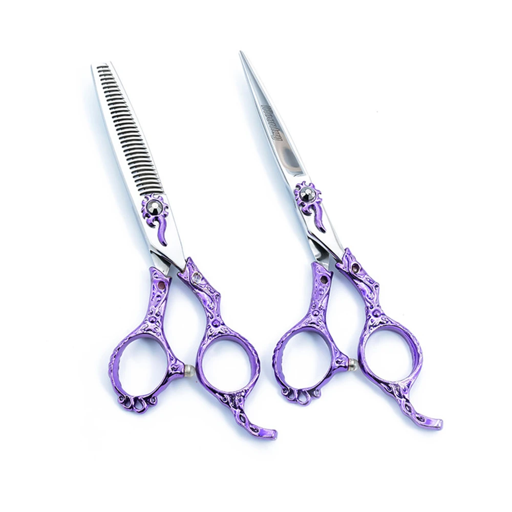 Ножницы 6,0 дюймов Профессиональный Парикмахерские ножницы парикмахера режущие инструменты салон поставляет машинки для стрижки волос