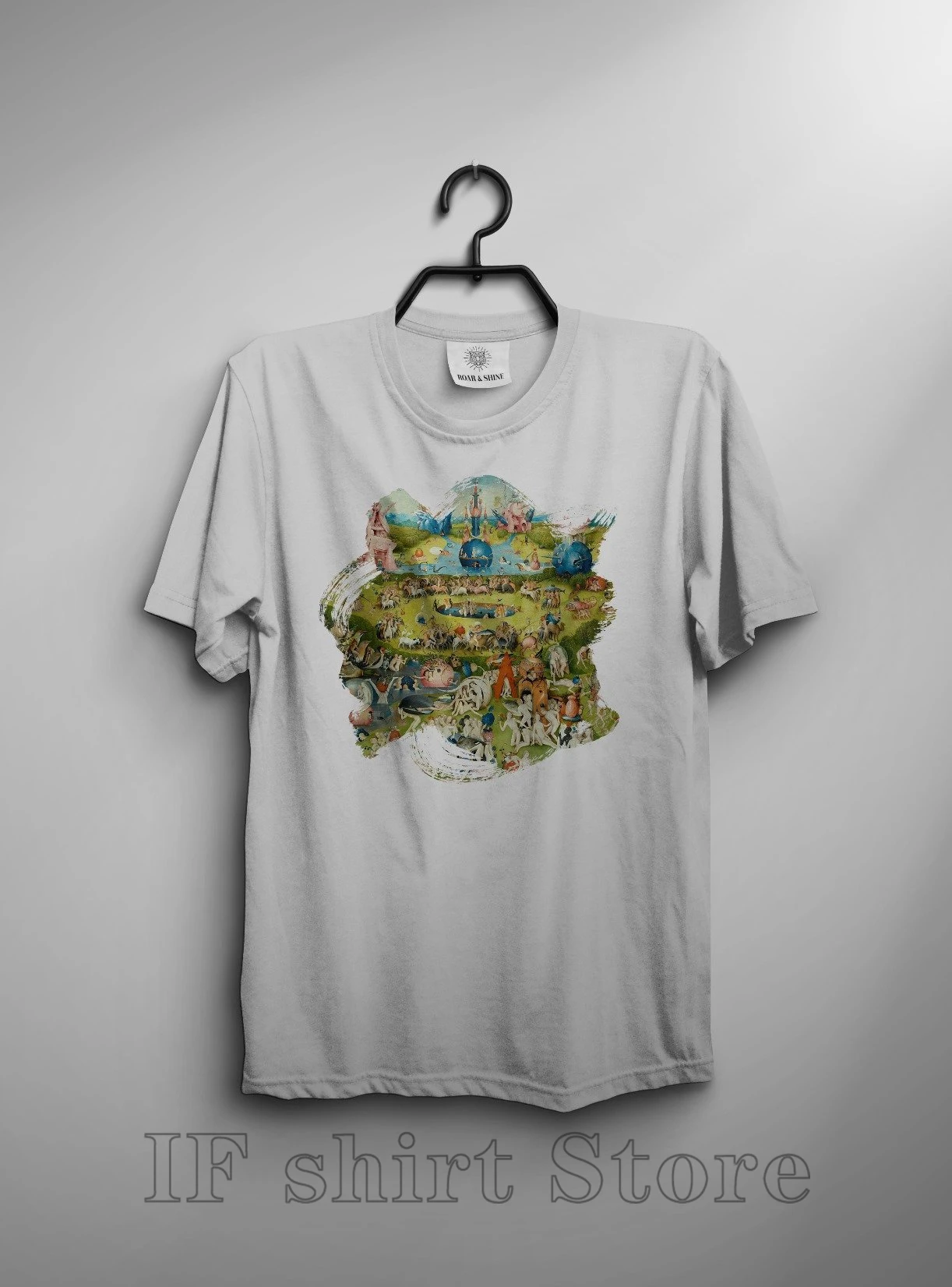 Футболка Hieronymus Bosch Garden of Earth Delights Мужская футболка для женщин мужчин футболки