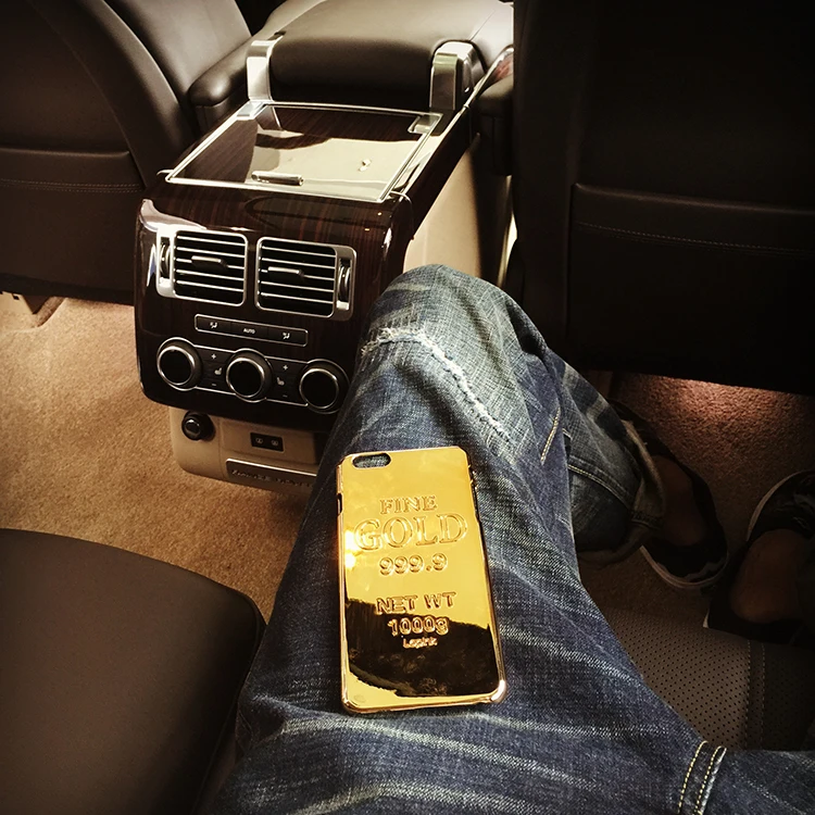 Роскошный блестящий чехол bullion Gold bars 999 твердый пластиковый чехол Чехол для iPhone 6 6 S plus S 6 plus шикарные чехлы для телефонов capa