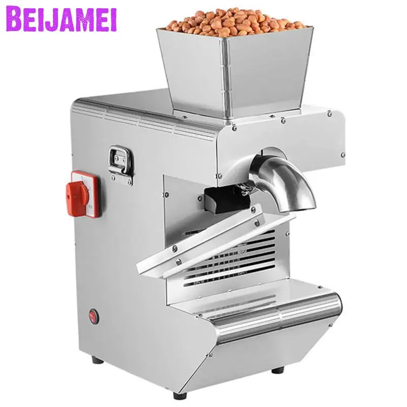 

BEIJAMEI Automatic Hot Cold Oil Press Stainless steel 304 Continuous Pressing Peanut Oil Machine Sunflower Oil Squeezer Maker