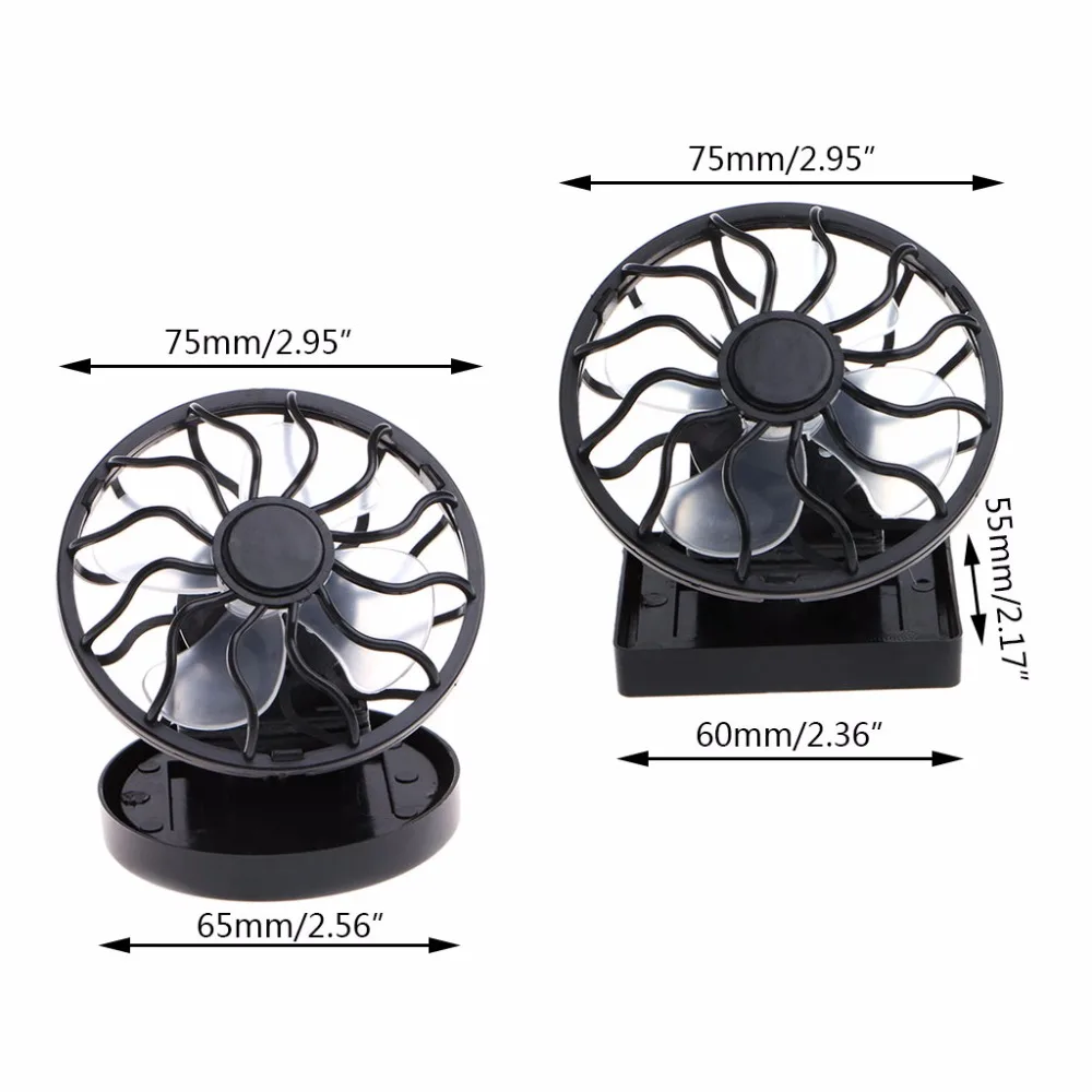 Мини-портативный вентилятор с питанием от солнечной панели для путешествий, кемпинга, рыбалки