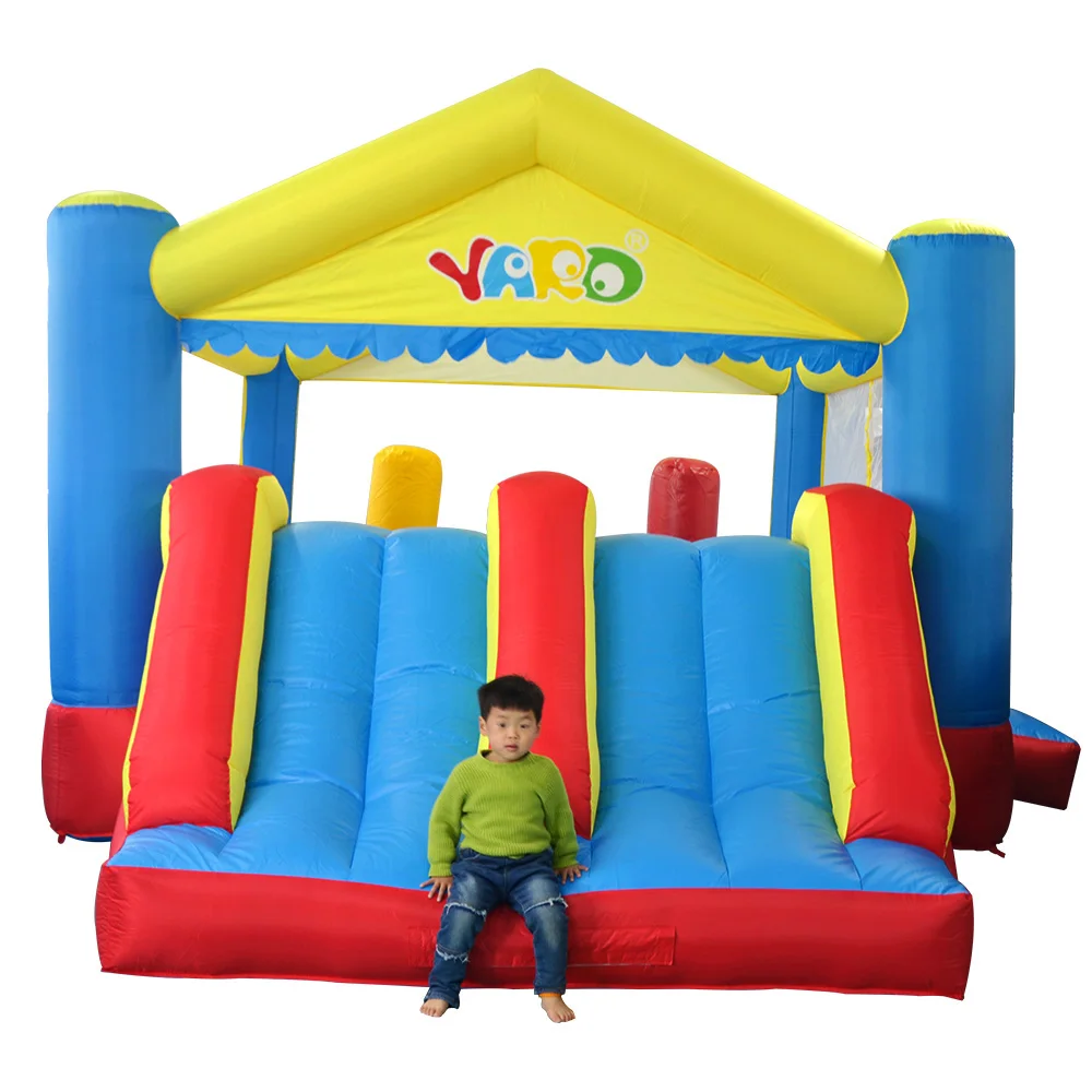 Free Balls YARD Kids Inflatable Bouncer Trampoline Double Slides Obstacle House Castle 5x4x2.7m Ship Express Christmas Free Balls YARD Kids Inflatable Bouncer Trampoline Double Slides Obstacle House Castle 5x4x2.7m Ship Express Christmas