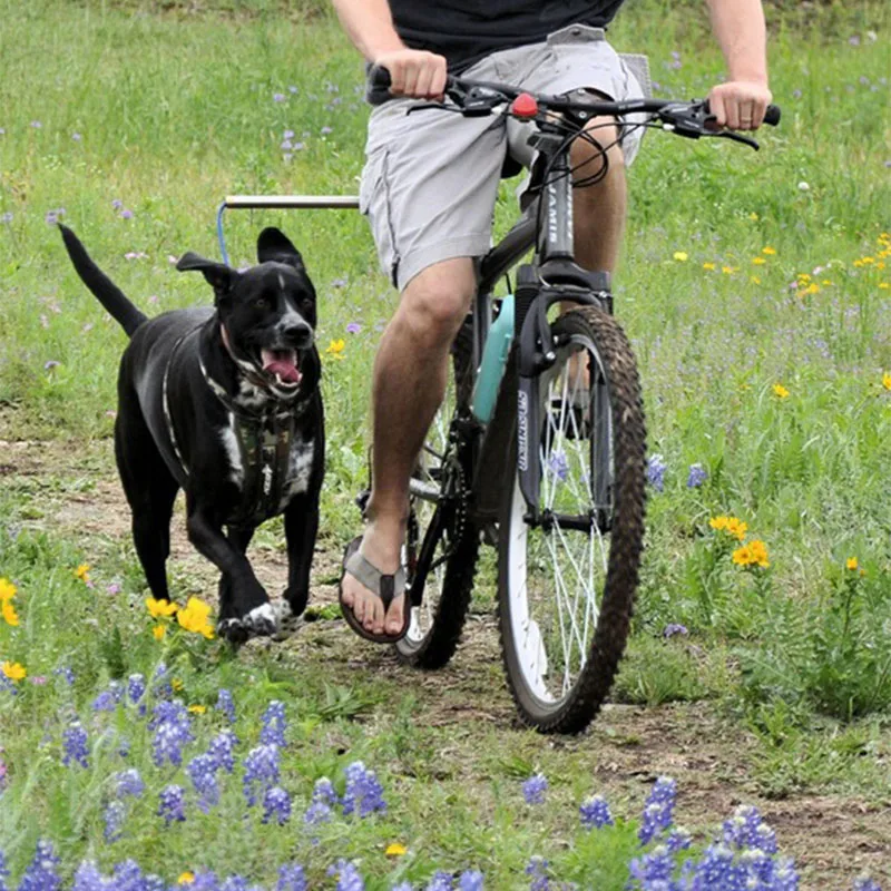 Nylon elastic Dog Bicycle Traction Belt Rope Dog Leash Bike Attachment Pet Walk Run Jogging Distance Keeper Hand Free Pets Leash9