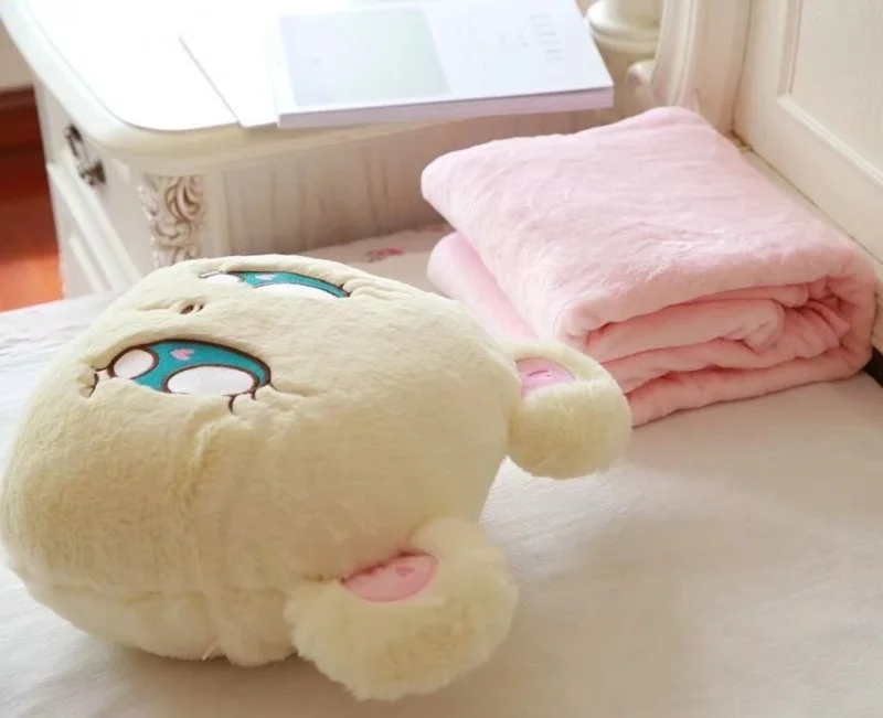IVYYE двойной звезда медведь аниме, плюшевая вещь аксессуары Плюшевая Кукла Мягкие пушистые теплые мягкие игрушечное одеяло кровать плед