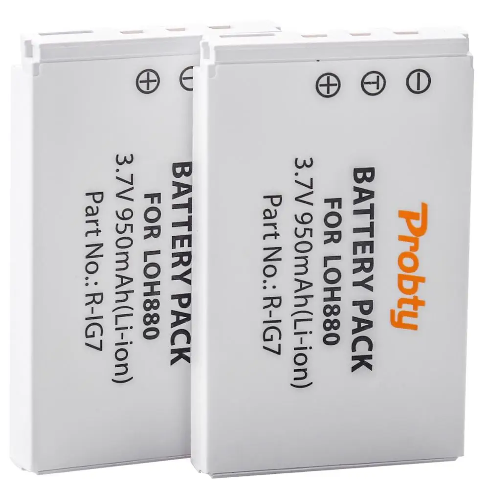 2 шт. Probty R IG7 аккумулятор 950 мАч для Logitech Harmony One 900 720 850 880 885 890 Pro H880 универсальная