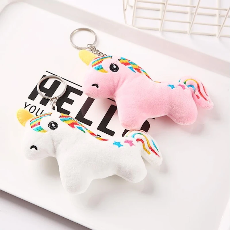 2019 Embroidery unicorn dolls Soft Infant Crib Bed Stroller Toy Newborns Car Seat Hangings Cartoon Animal Toys Kids Party Gift