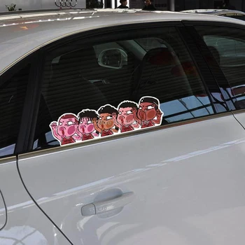 

Newest Car Styling Slam Dunk Hitting the Glass Car Stickers Car Decals for Toyota Chevrolet Volkswagen Tesla BMW Lada