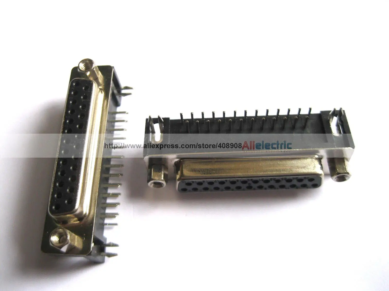 

20 Pcs D Sub 25 Pin Female Connector Right Angle 2 Rows