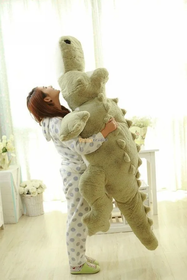 Fancytrader 79'' 200cm Super JUMBO Biggest Plush Crocodile Alligator, 2 Colors, Free Shipping FT50127 (4)
