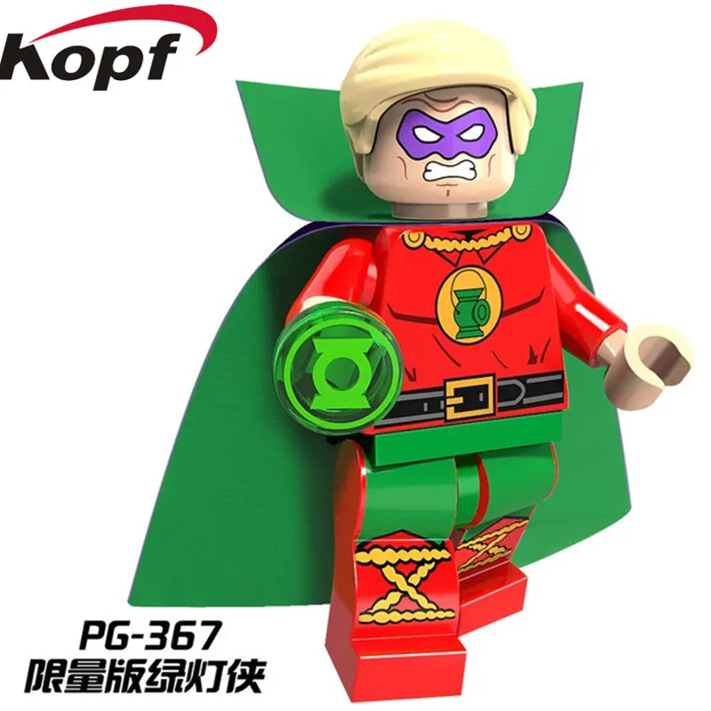 PG8085 Super Heroes Blink Mar-Vell Comic Spawn Joker Rorschach Зеленый Фонарь строительные блоки кирпичи Детские Подарочные игрушки - Цвет: PG367 Without Box
