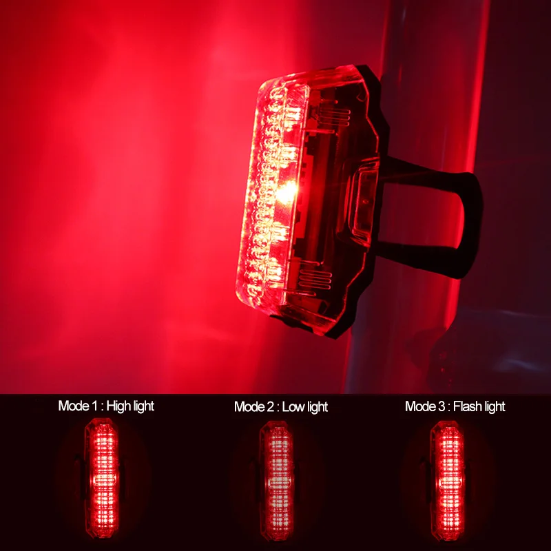 Sale Bike Tail Light MTB Road Bicycle Rear Back Lights 3 mode Waterproof for Night Cycling Safety Red LED Lamp TL2171 3