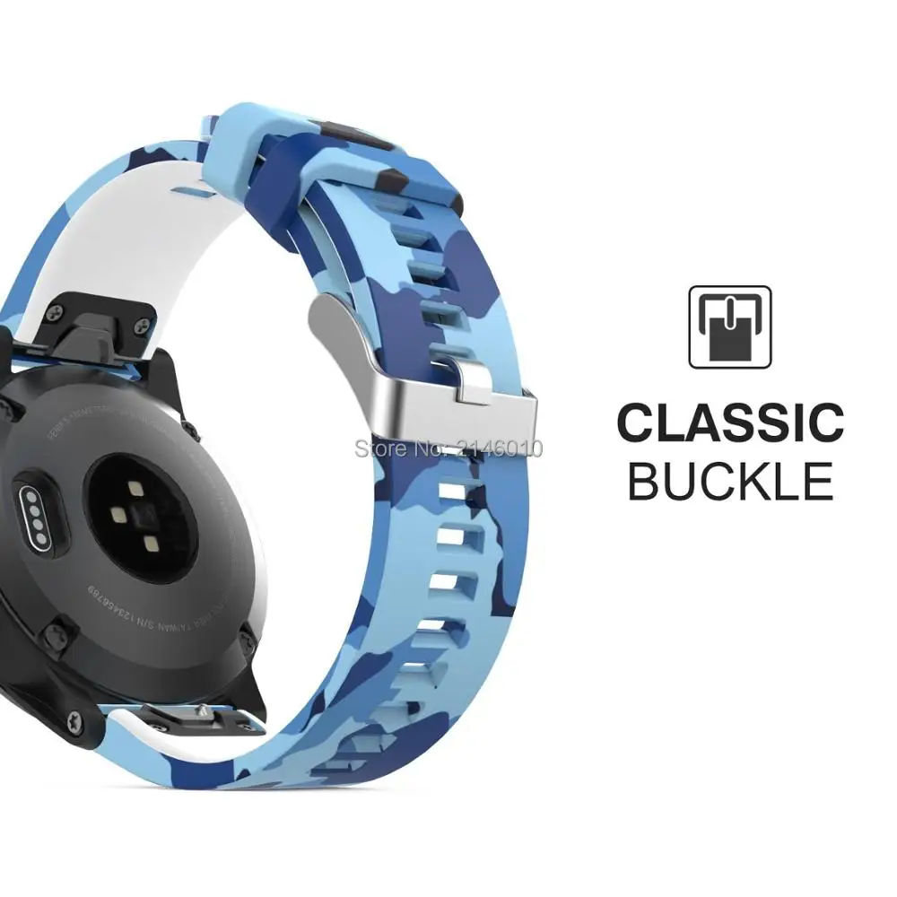 Quick Fit 22 ремешок для часов мягкий силиконовый сменный ремешок для часов Ремешок для Garmin Fenix 5/forerunner 935