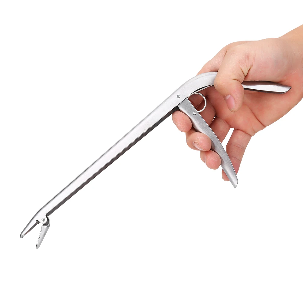 

Stainless Steel Unhooking Device Fish Clamp Clip Catch Remover Plier Fishing Hook Tool Fish Tackle Control Fish Pliers Pesca