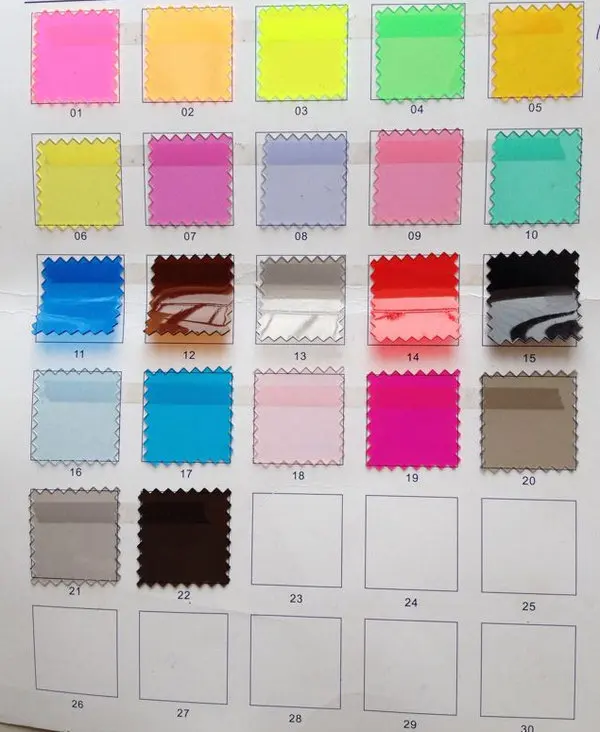 

1 yard Clear PVC Fabric - Chose Color