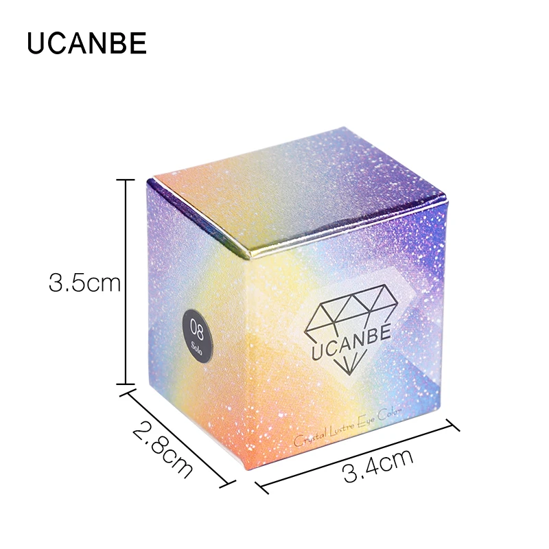 UCANBE 1 шт. брендовые новые перламутровые металлические мерцающие свободные тени для век Пудра Макияж Пигмент Водонепроницаемый Блеск Тени для век TSLM2