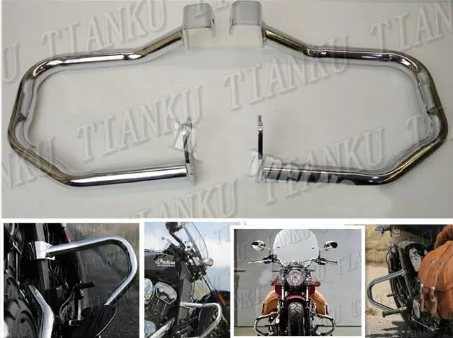

Motorcycle Chrome Metal Engine Guard Crash Bar For Indian Scout / Scout sixty/Scout Bobber 2015-2018