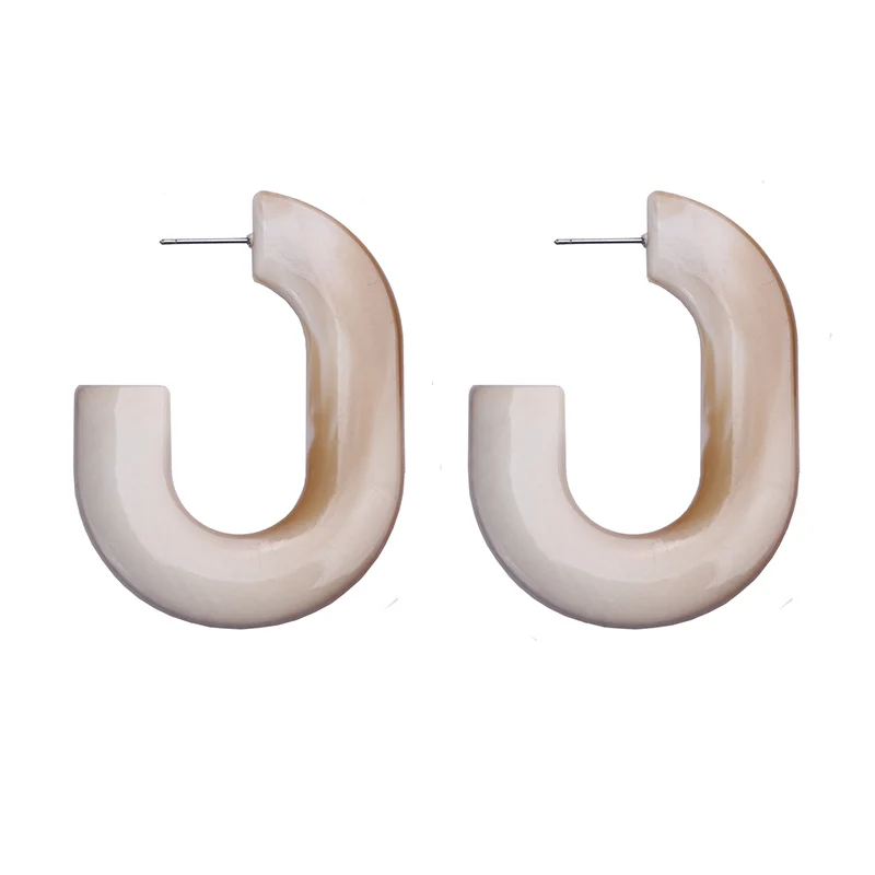 

EK161 Acrylic Earrings Bohemian 2019 Acetate Drop Earrings for Women Hollow Round Circle Jewelry Big Statement Fashion Gifts
