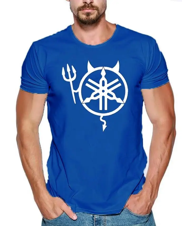 

2019 Latest Funny T Shirt Summer YAMAHA motorcycle men short sleeve T-shirt 100% cotton tshirt