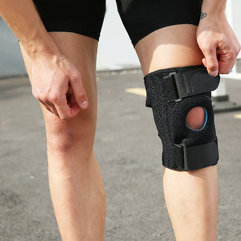 Новинка 1 шт. наколенники Meniscus силикагель Пешие прогулки бег баскетбол колено поддержка дышащие спортивные FMS19