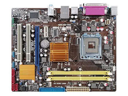 

Asus P5KPL-AM EPU Desktop Motherboard G31 Socket LGA 775 For Core 2 Extreme DDR2 4G SATA2 USB2.0 uATX Original Used Mainboard
