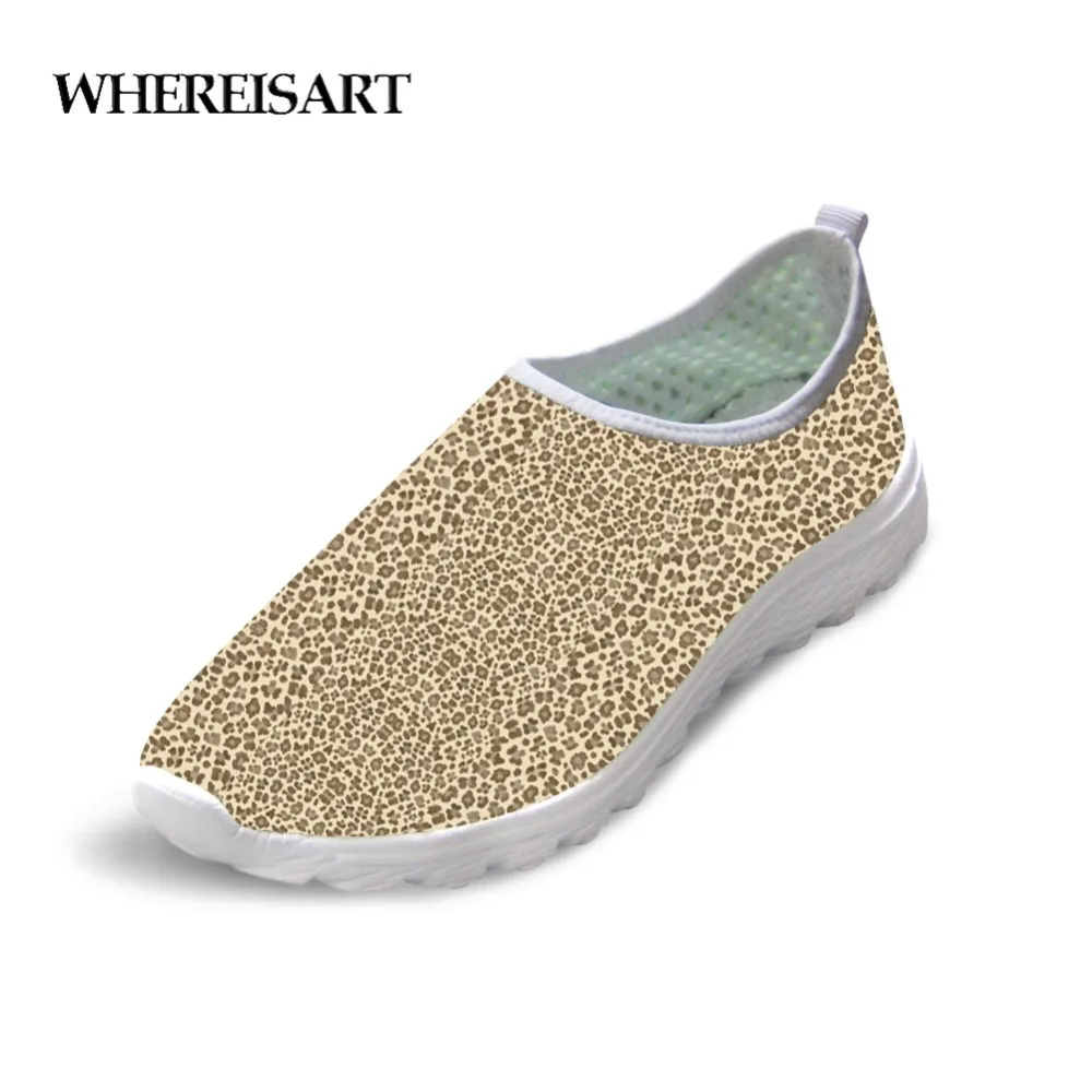 

WHEREISART Comfortable Shoes New Men Shoes Summer Fashion Casual Leopard Flats Shoes Casual Lightweight Men's Leisure Shoes