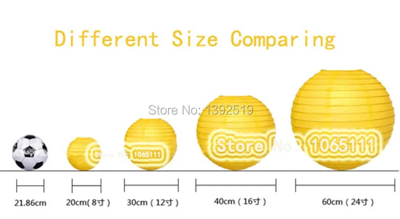 30 шт 1" Китайские бумажные фонарики Сферические Фонари Свадебные украшения фонари интерьерные украшения
