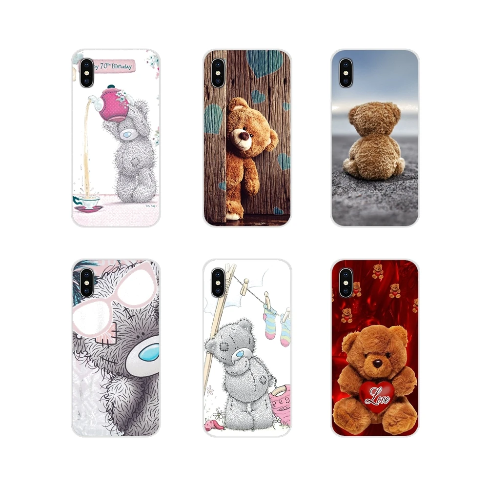 

Accessories Phone Cases Covers Teddy Bear For Samsung Galaxy S4 S5 MINI S6 S7 edge S8 S9 S10 Plus Note 3 4 5 8 9